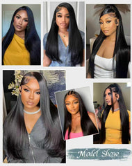 Cllok 13x6 HD lace front closeup highlights realistic lace and parting