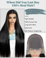 Cllok 30 inch straight wig side view for versatile daily styling