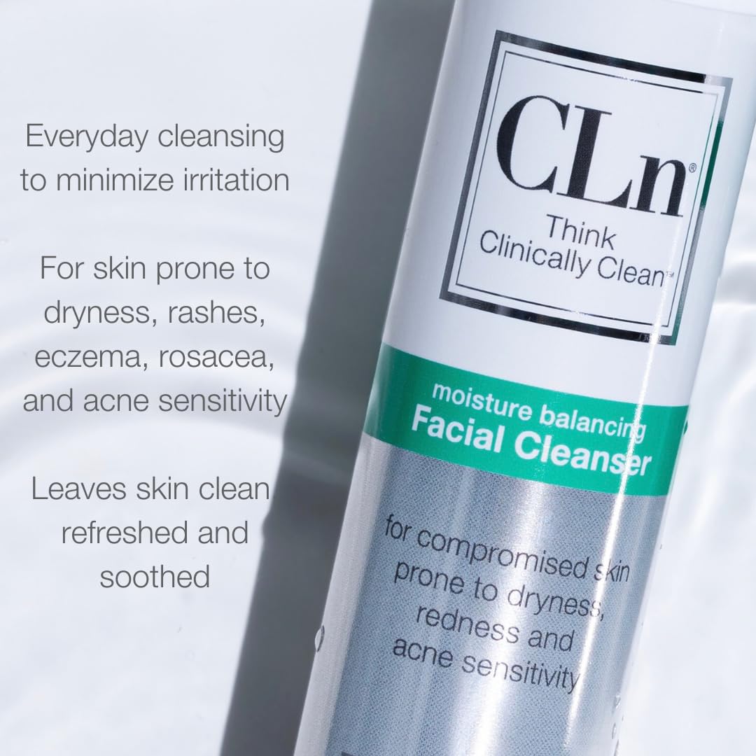 CLn bottle pump action demonstrates easy, mess-free daily cleansing