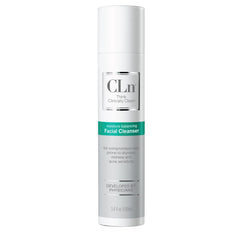 CLn facial cleanser bottle front with fragrance-free, gentle hydration for sensitive skin