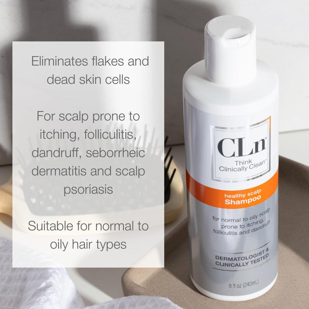 CLn Shampoo hypoallergenic tag emphasizes clean ingredients