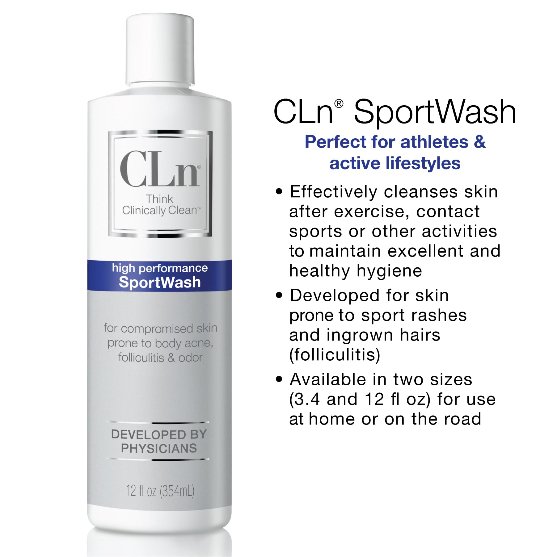 Gear cleanup with CLn SportWash for skin friendly care
