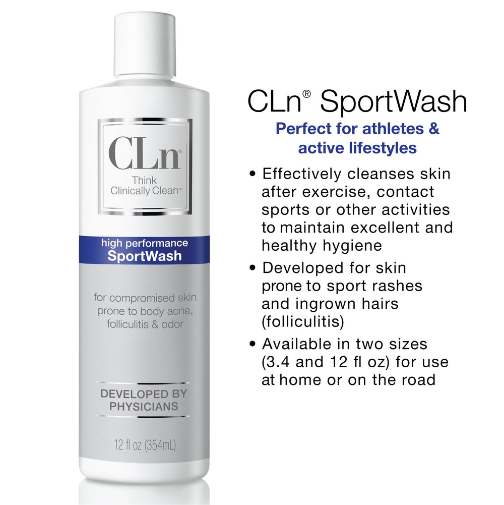 Gear cleanup with CLn SportWash for skin friendly care