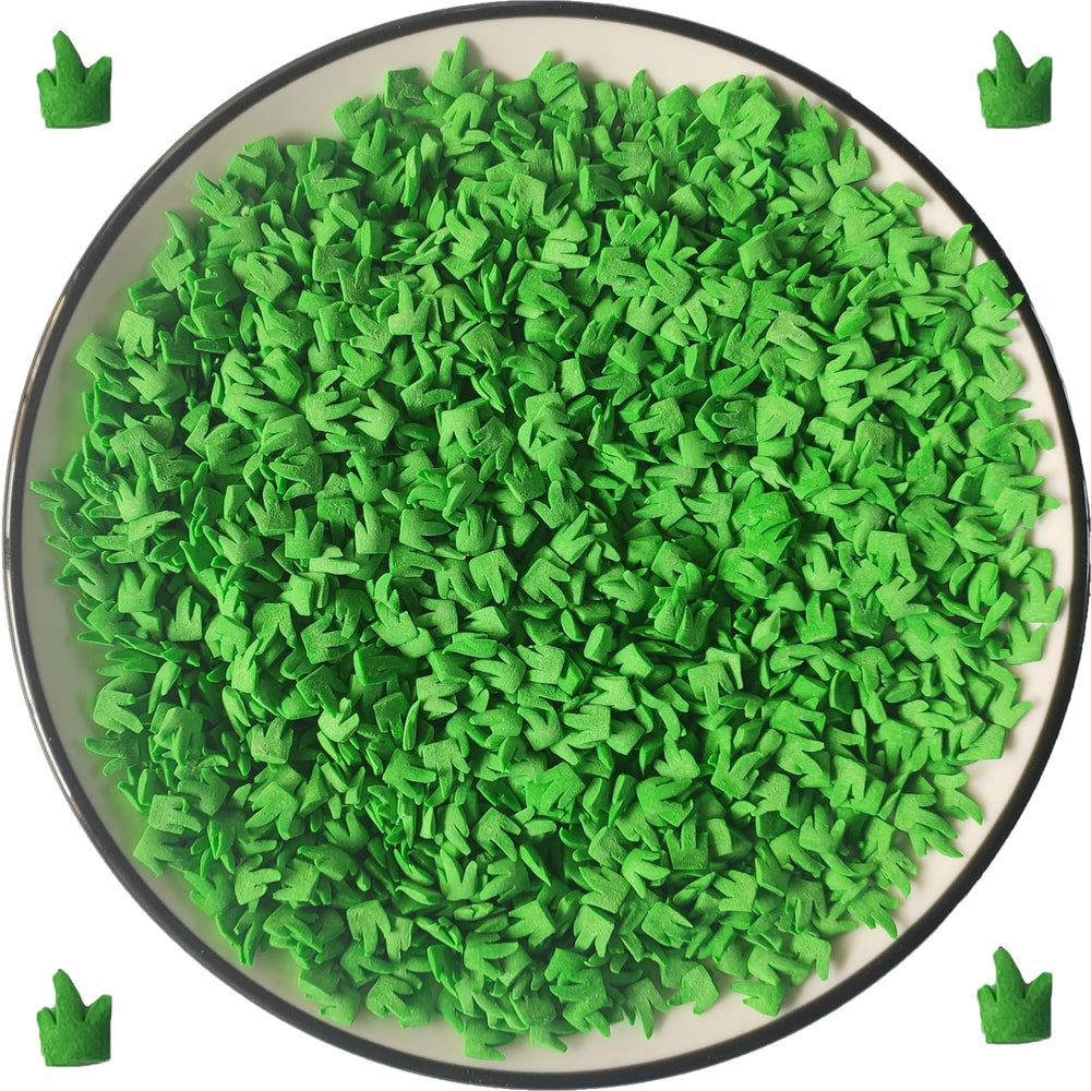 Clonynix edible green grass sprinkles suit Easter and St. Patrick's Day treats