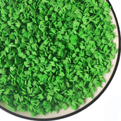 Clonynix edible green grass sprinkles decorate football-field toppers for celebrations