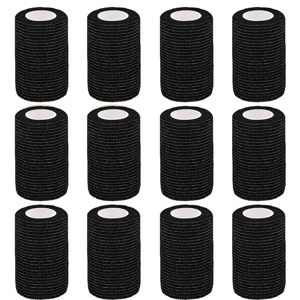 Clooflar 12-pack bandage wrap rolls for organized on-the-go support.
