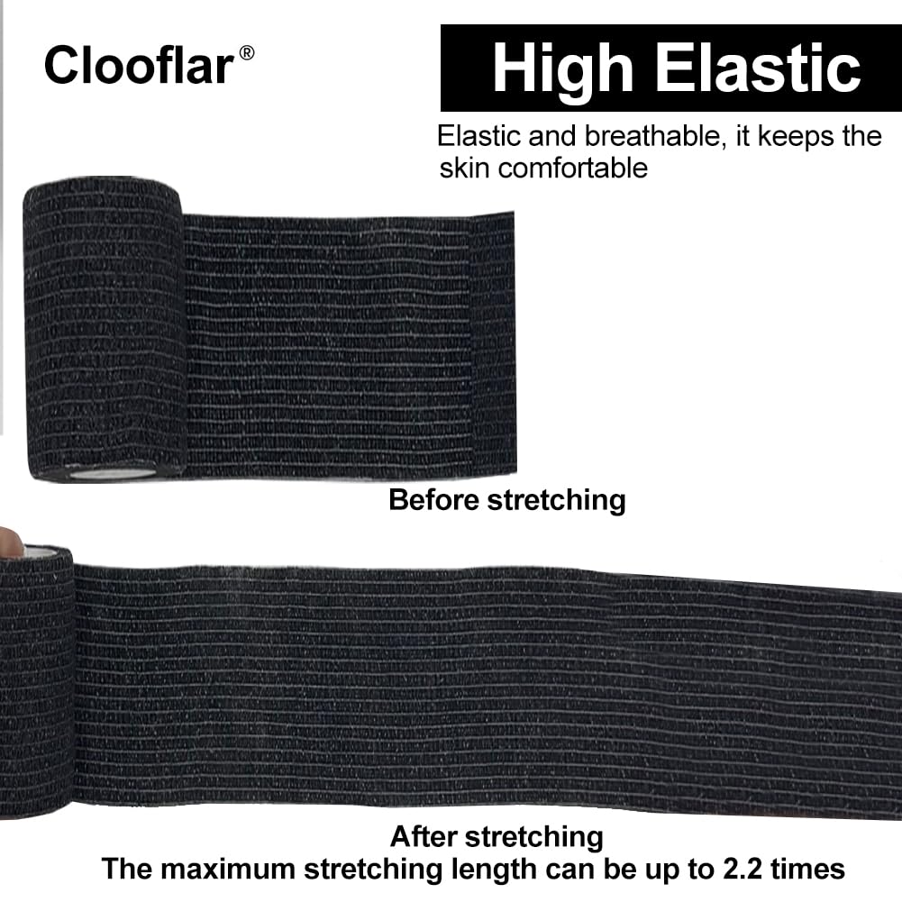 Clooflar tear by hand bandage lets you cut to length quickly.