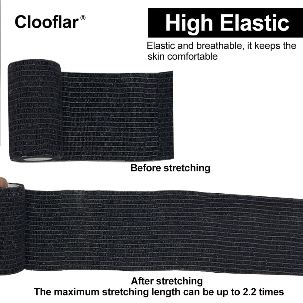 Clooflar tear by hand bandage lets you cut to length quickly.