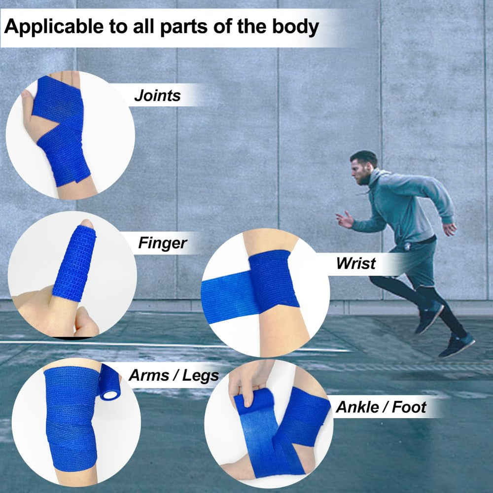 Clooflar vet wrap for pets provides skin-safe protection with no sticky residue.