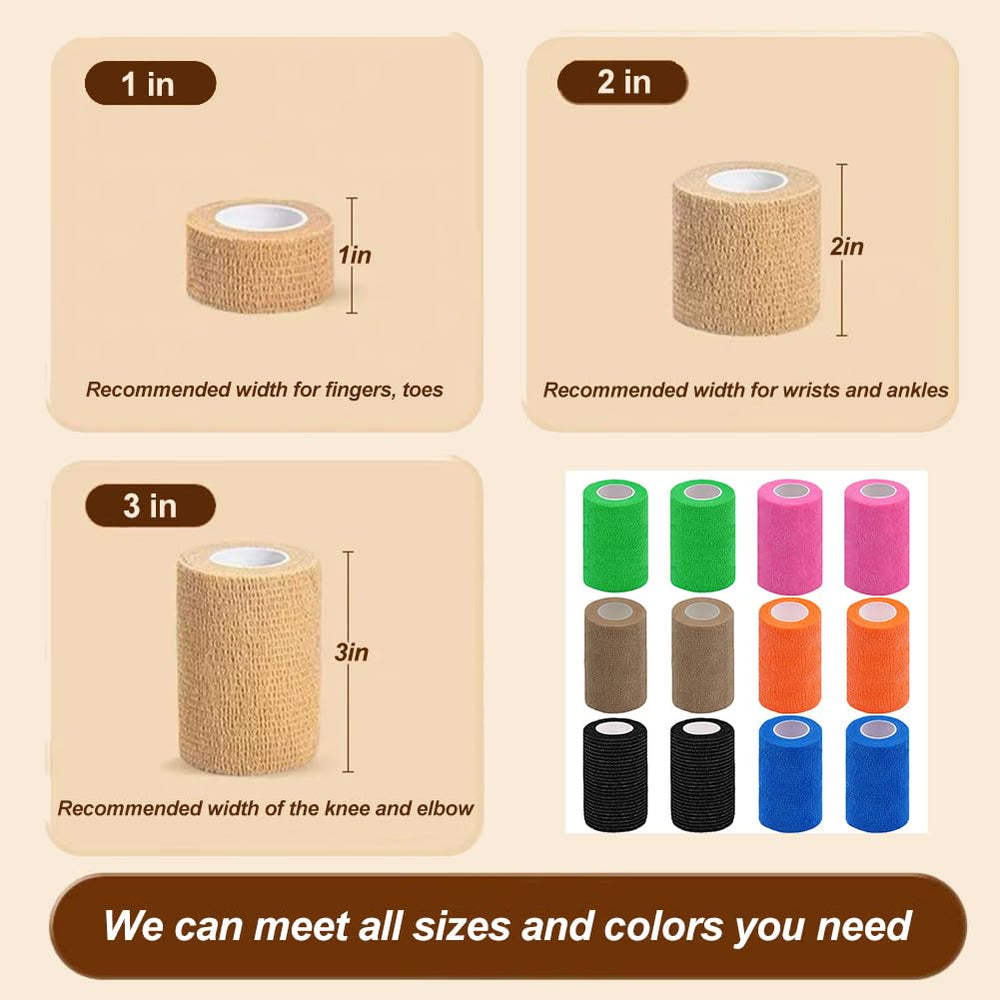 Clooflar water-resistant bandage wrap for indoor and outdoor use.