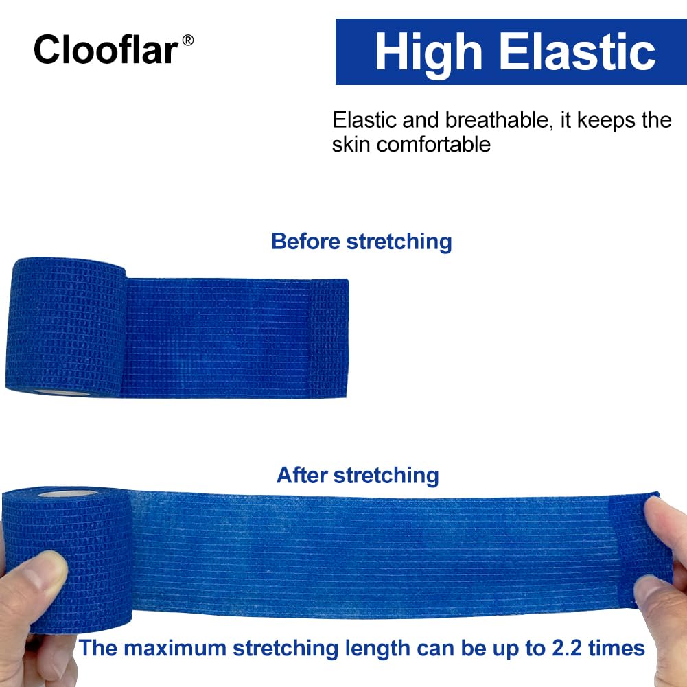 Clooflar wrist wrap provides flexible compression for stable joints