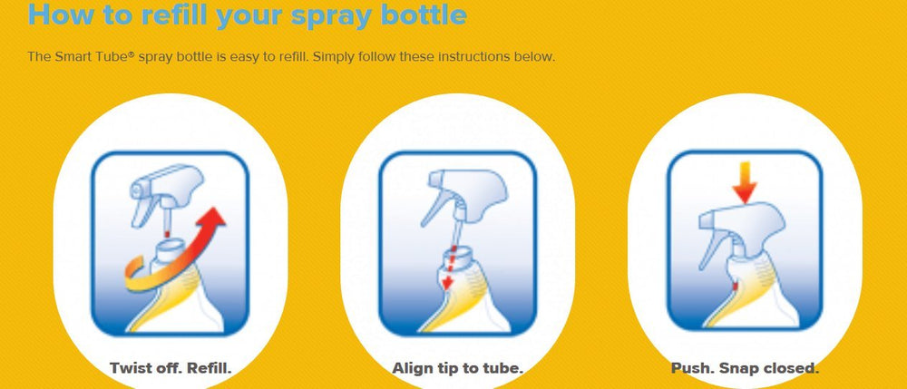 Clorox Clean-Up Bleach Spray action on stain demonstrates fast-acting surface cleaning