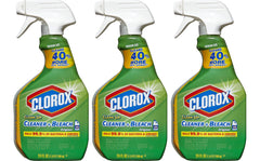 Clorox Clean-Up Bleach Spray pack front view showing stain removal power