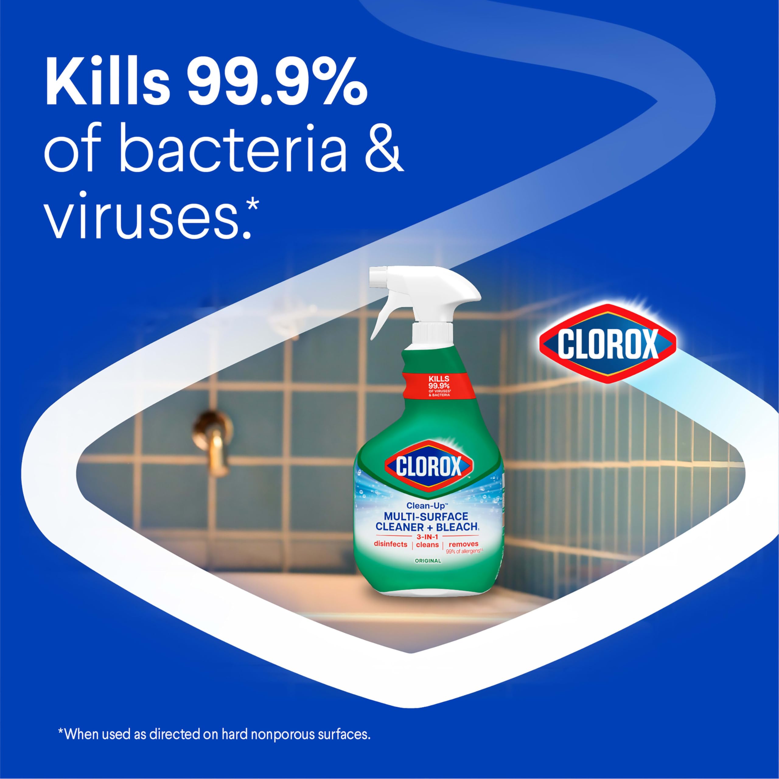 Clorox Clean-Up sealed-granite-cleaner preserving counter shine.