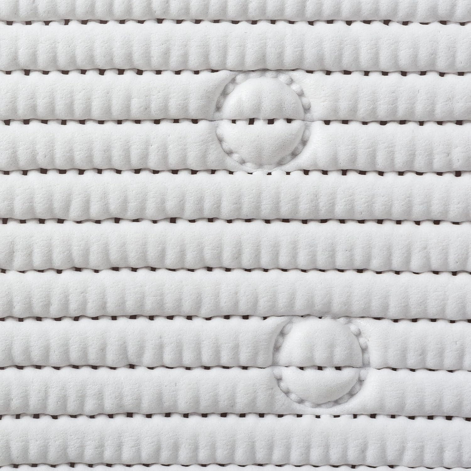 Clorox cushioned mat warns against textured surfaces for safe use