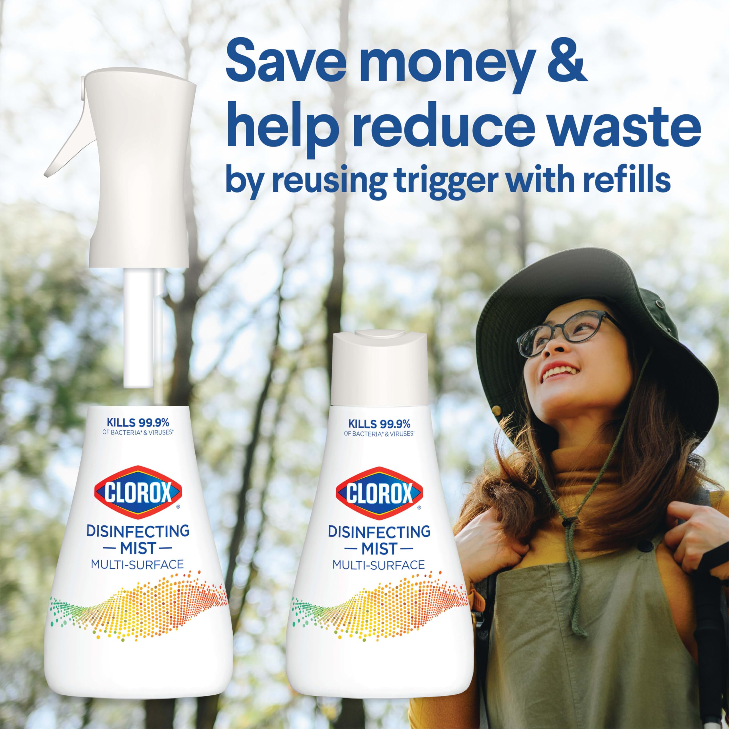 Clorox Disinfecting Mist promotes air freshness after use