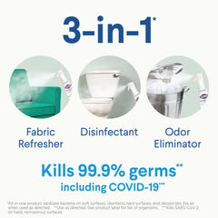 Clorox Disinfecting Mist spray delivers a fine, even mist for coverage
