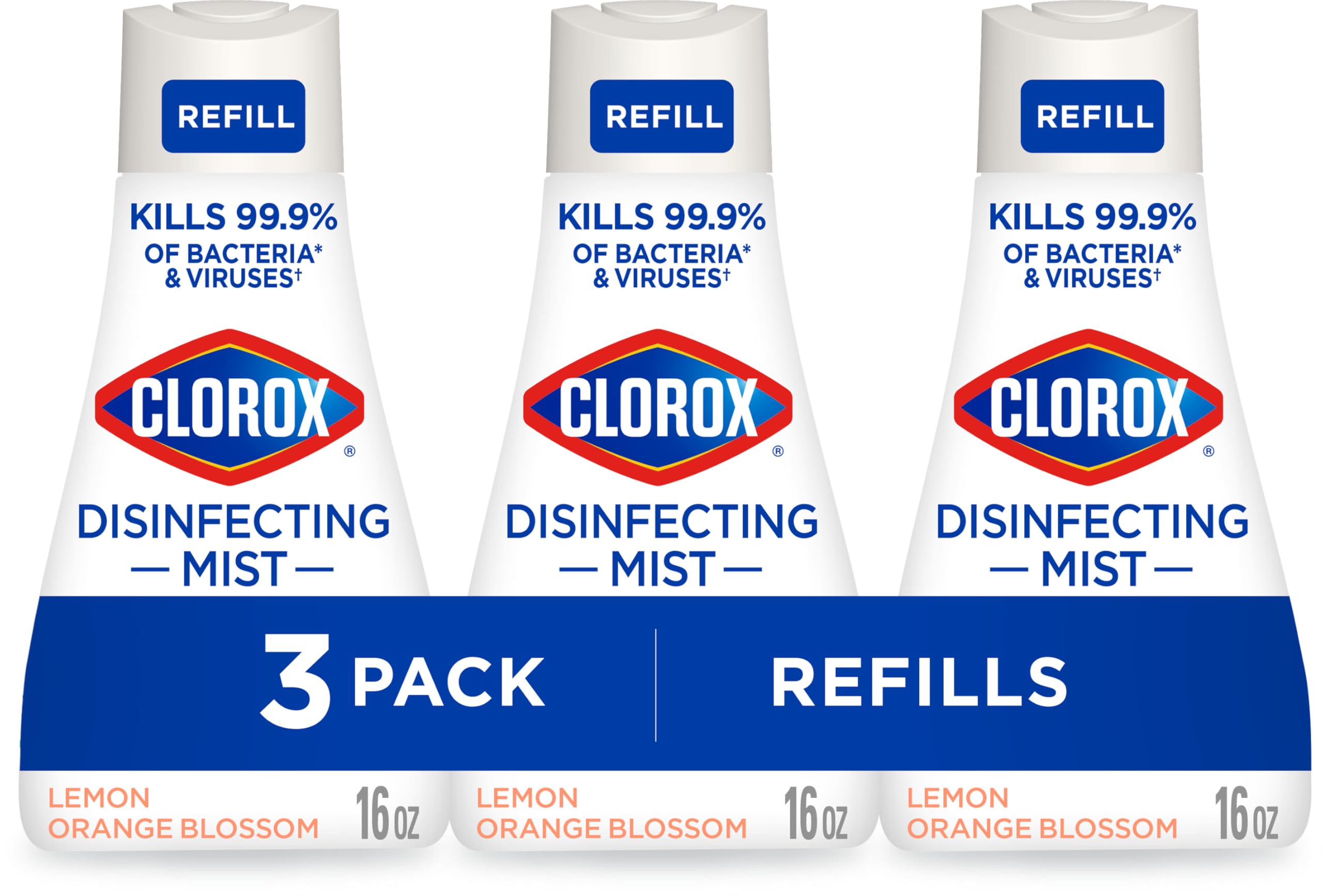 Clorox Disinfecting Mist bottle with Lemon Orange Blossom for quick surface disinfection