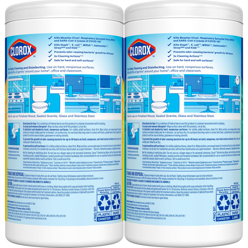 Clorox Disinfecting Wipes reduce dust and allergens during allergy season.