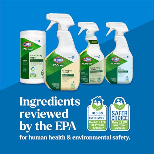 Clorox EcoClean refill pack beside bottle for easy refills.