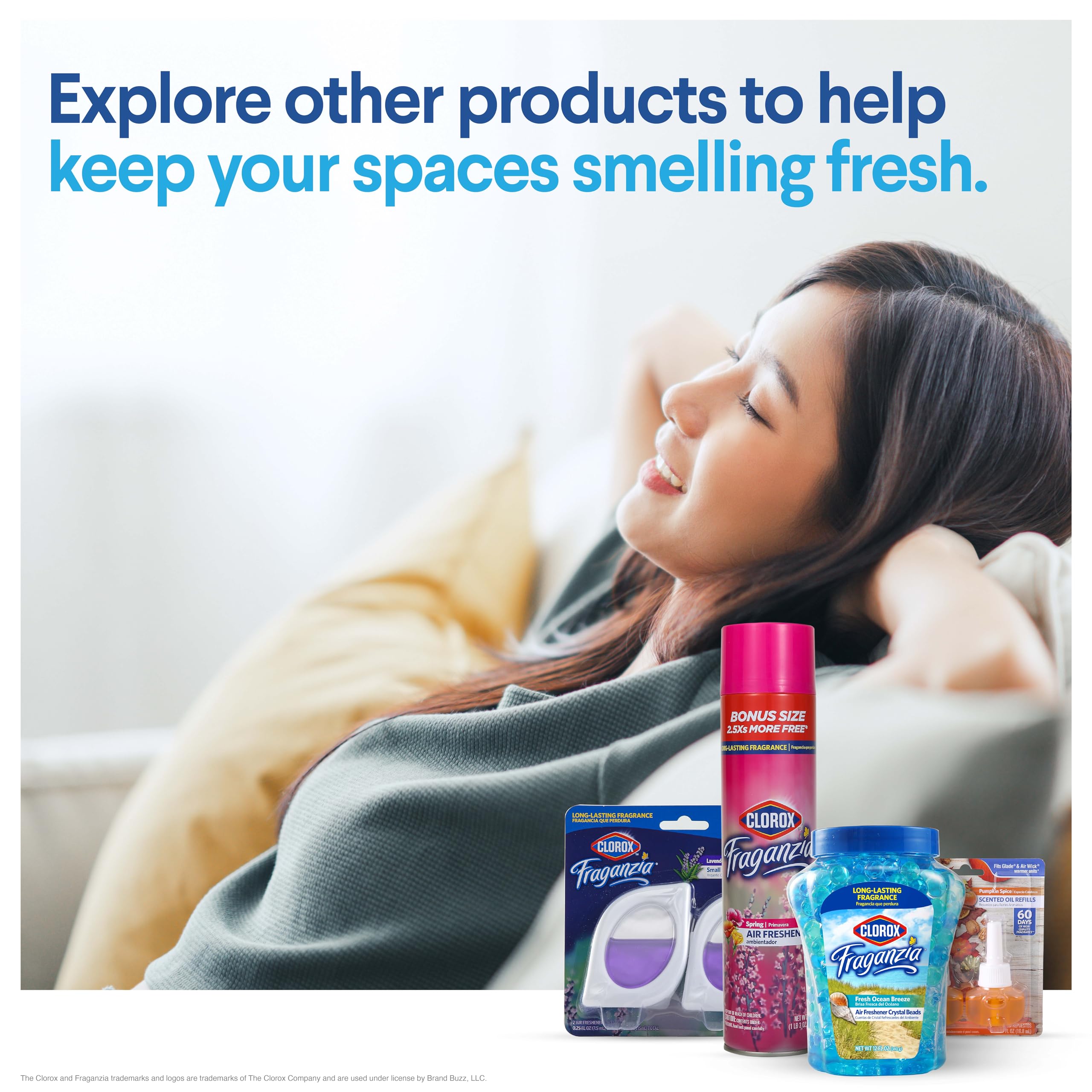 Clorox Fraganzia balls twist-activation design lets you adjust scent strength.