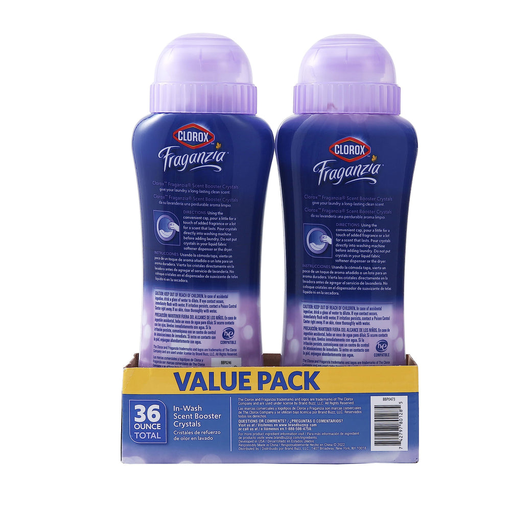 Color-safe formula helping fabrics maintain color and feel.