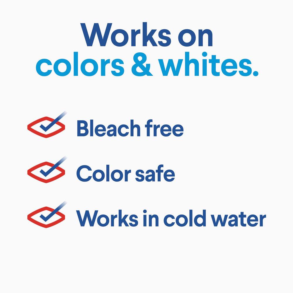 Clorox Laundry Sanitizer ingredients graphic conveys 0 percent bleach and color safe chemistry