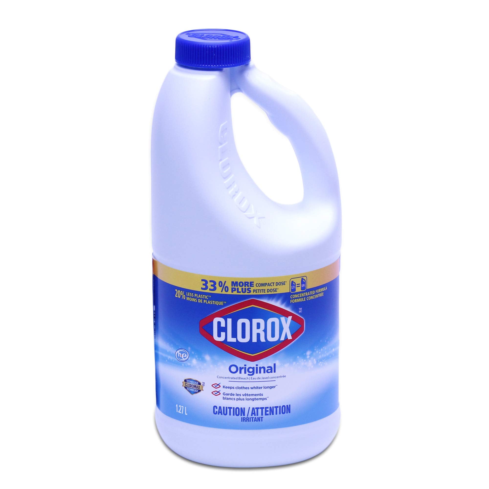 Two-pack front view of Clorox Original Bleach showing value and ready-to-use laundry power.