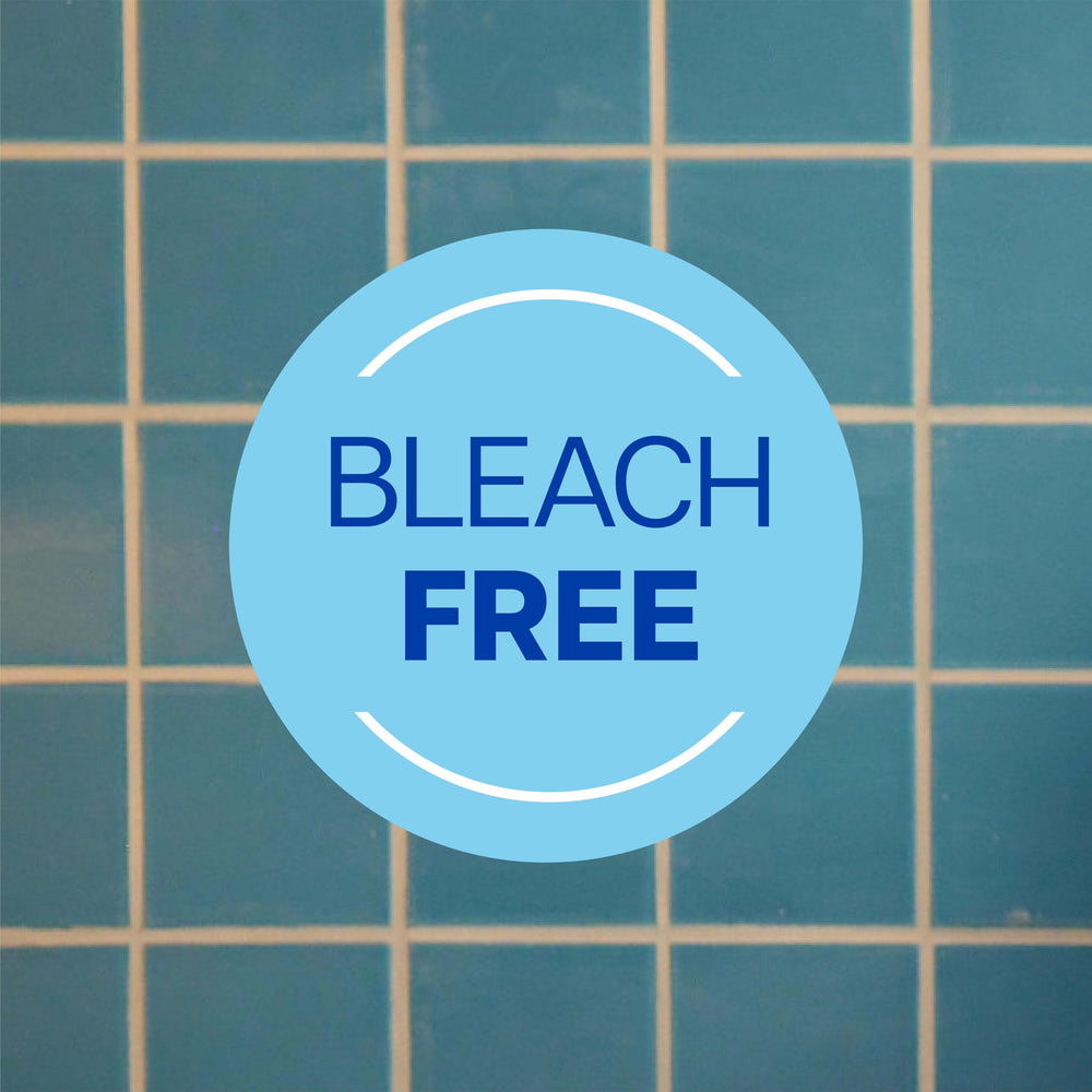 Clorox Plus Tilex cleaner in a shower stall for daily maintenance.