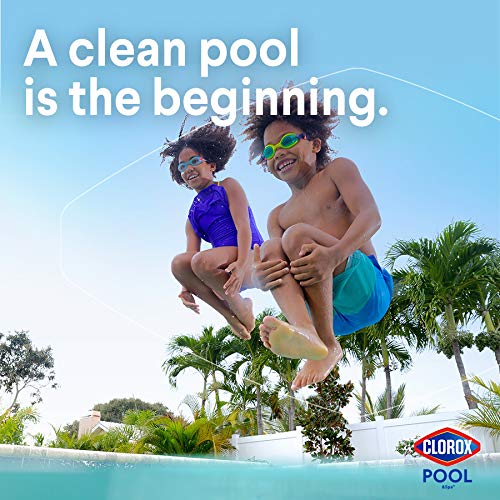 Clorox Pool&Spa removes dead algae by sinking it to the pool bottom.
