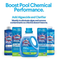 CLOROX Pool&Spa easier filtration closeup highlights particle capture