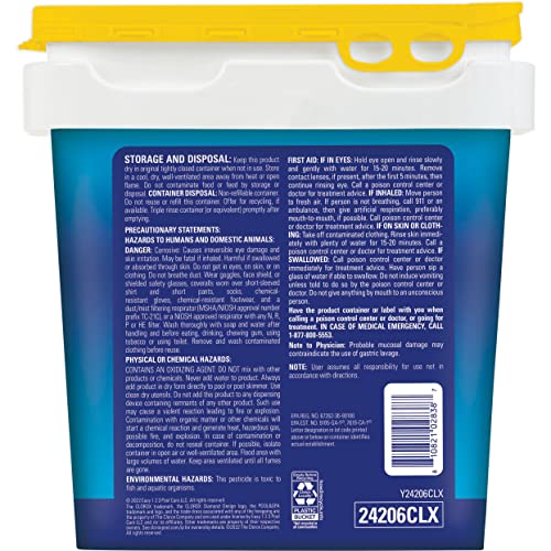 CLOROX Pool&Spa XtraBlue bottle fast-acting chlorine granules kill bacteria quickly