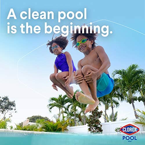 CLOROX Pool&Spa App screen with test guidance and dosage tips
