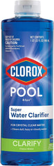 CLOROX Pool&Spa Super Water Clarifier bottle pour boosts pool clarity