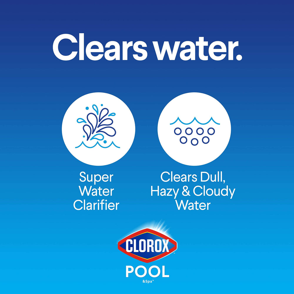 CLOROX Pool&Spa weekly treatment application demonstrating routine use