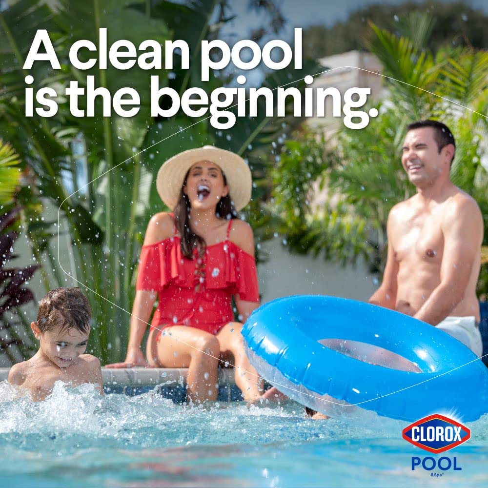 Clorox App assists with water testing and dosage tuning.