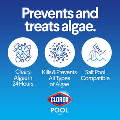 Promotes clear, inviting pool water after treatment.