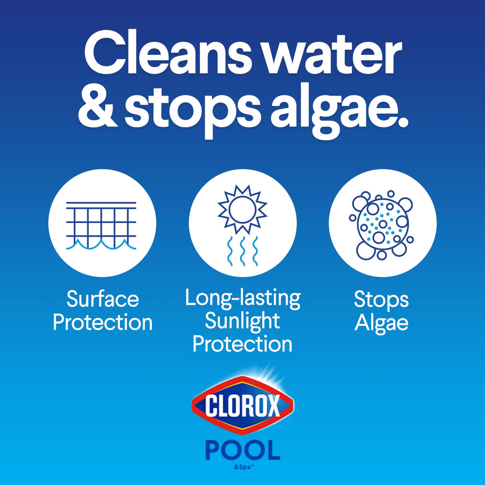 XtraBlue tablets dissolve to maintain clear water and sanitizer.