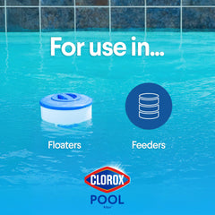 Clorox Pool&Spa XtraBlue improves water clarity and feel.