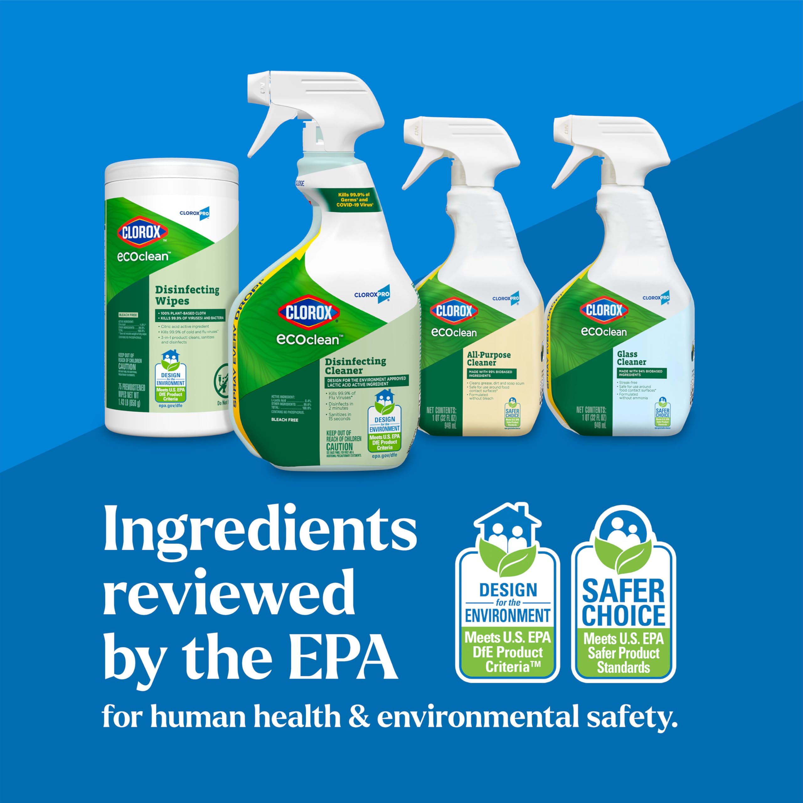 Clorox Pro EcoClean eco-friendly packaging reflecting sustainable design