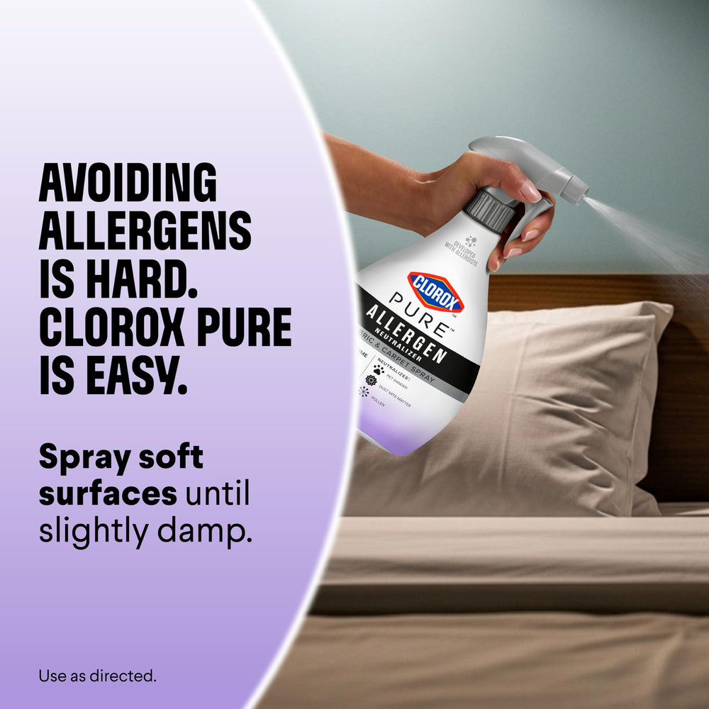 Nighttime Calm fragrance on Clorox PURE with allergen-free scent.