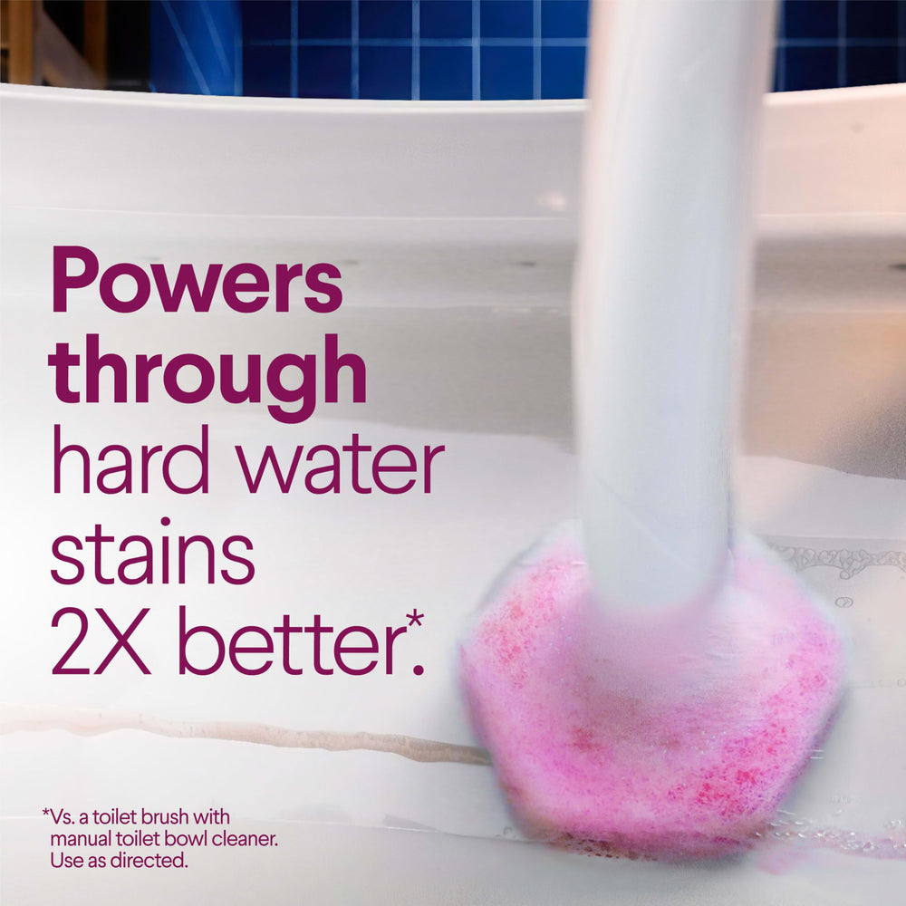 Porcelain and chrome surfaces shown for safe cleaning without abrasive damage.