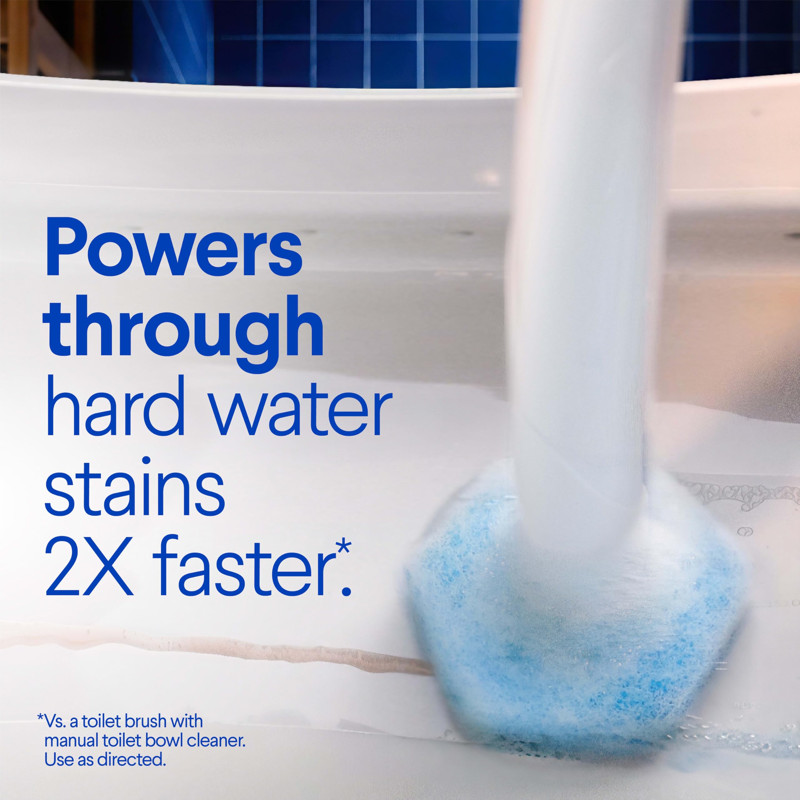 Clorox Scentiva ToiletWand hexagonal pad design for tight spots
