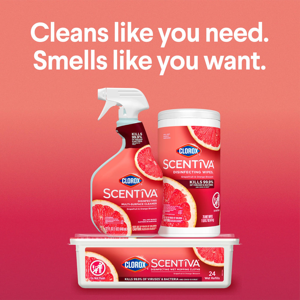 Clorox Scentiva wipes used on remotes and toys for sanitizing