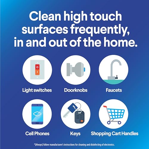 Clorox Scentiva wipes sanitize toys, remotes, and other non-food surfaces.