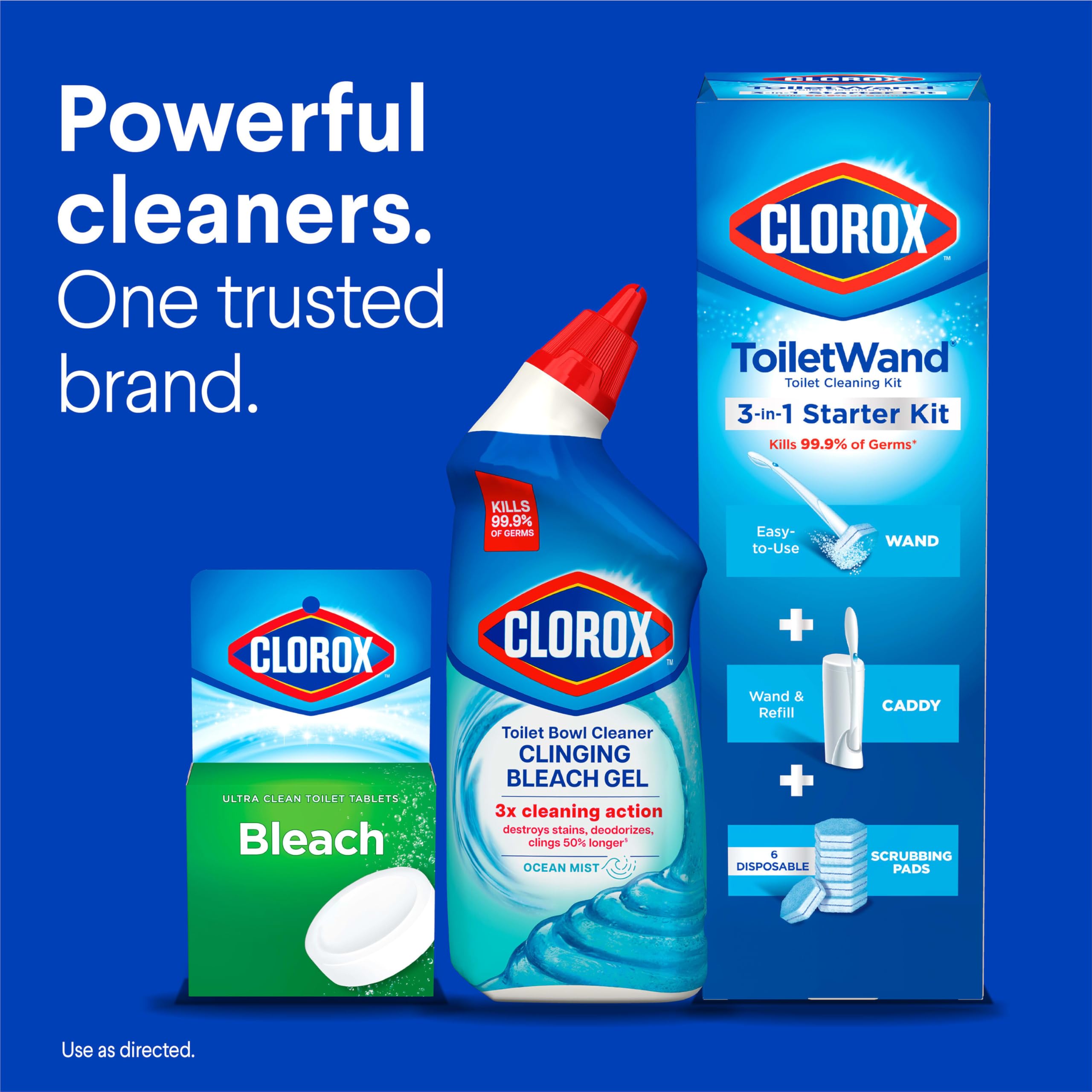 Clorox Ocean Mist formula helps reduce bathroom odors.