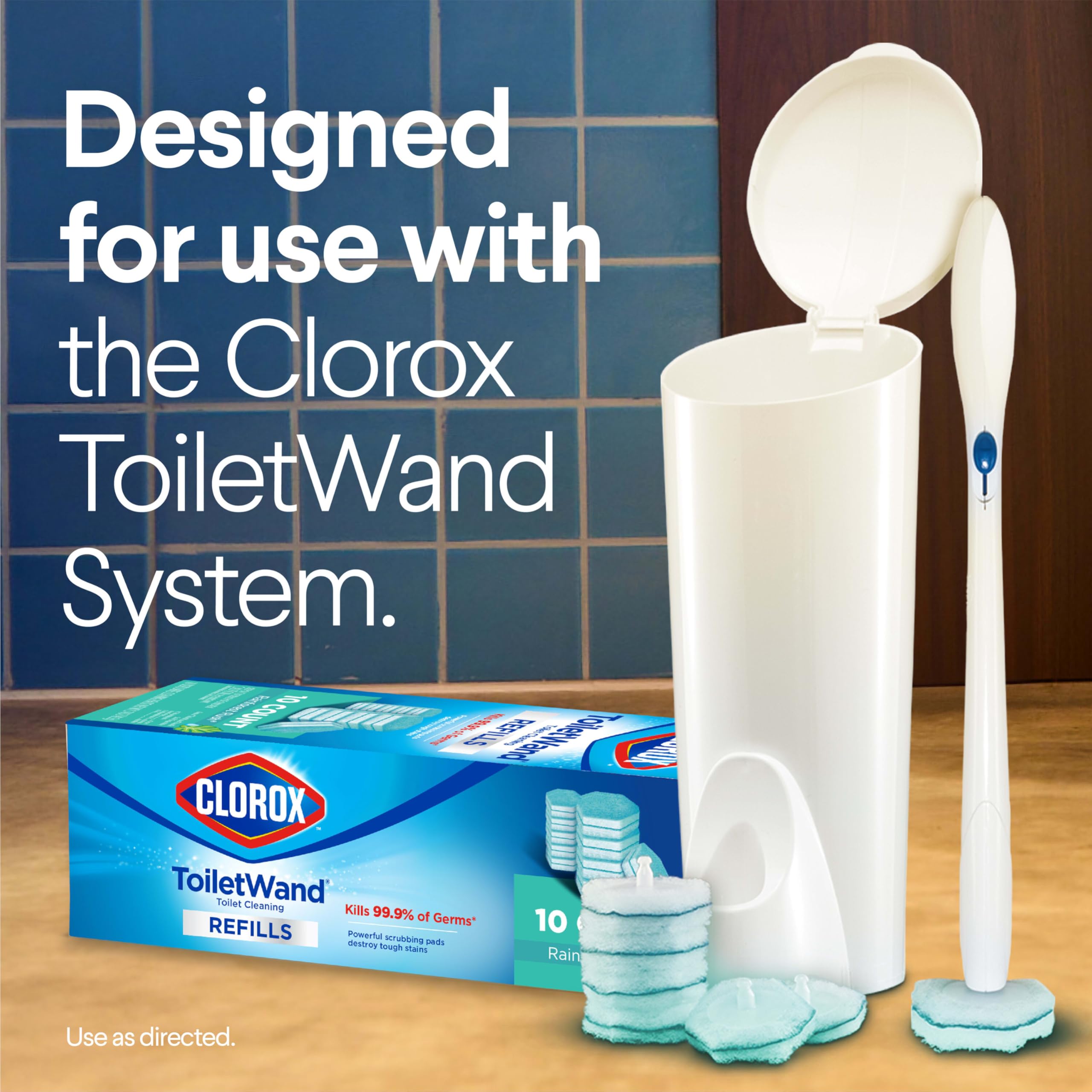 Hard water stain removal capability helps restore shine on toilet bowls.