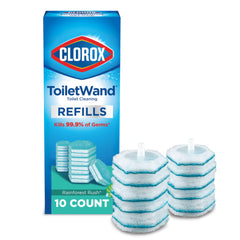 Clorox ToiletWand Rainforest Rush refills enable no-touch cleaning for a quick spring refresh.