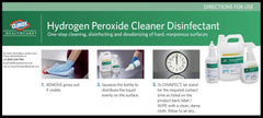 Clorox Healthcare label closeup shows formula and fragrance-free design.