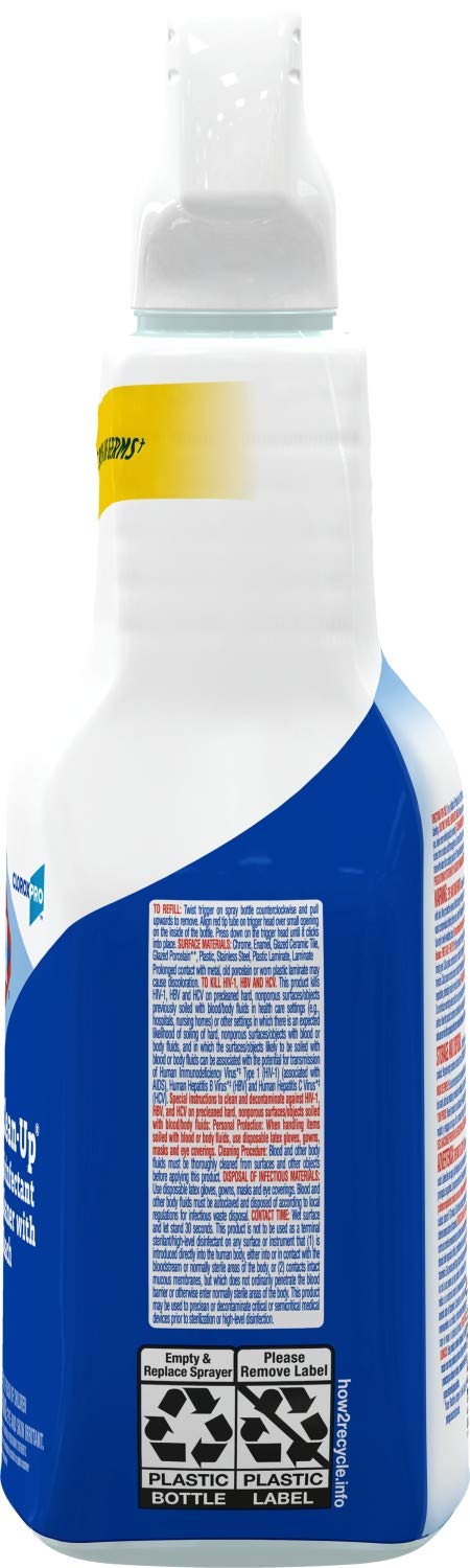 CloroxPro Clean-Up disinfection application on stainless steel equipment.
